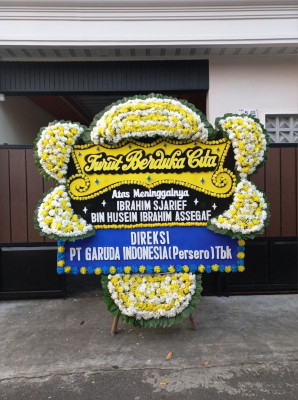 Papan Bunga Duka di Atung Bungsu