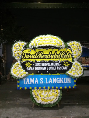 Papan Bunga Duka di Atung Bungsu