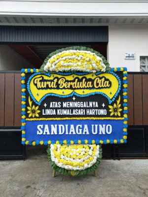 Papan Bunga Duka di Atung Bungsu